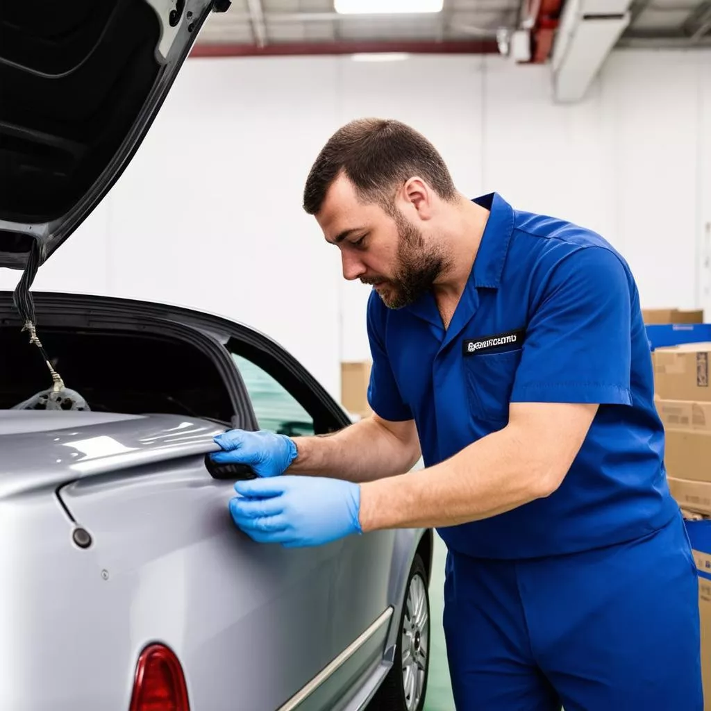Car inspection before shipping