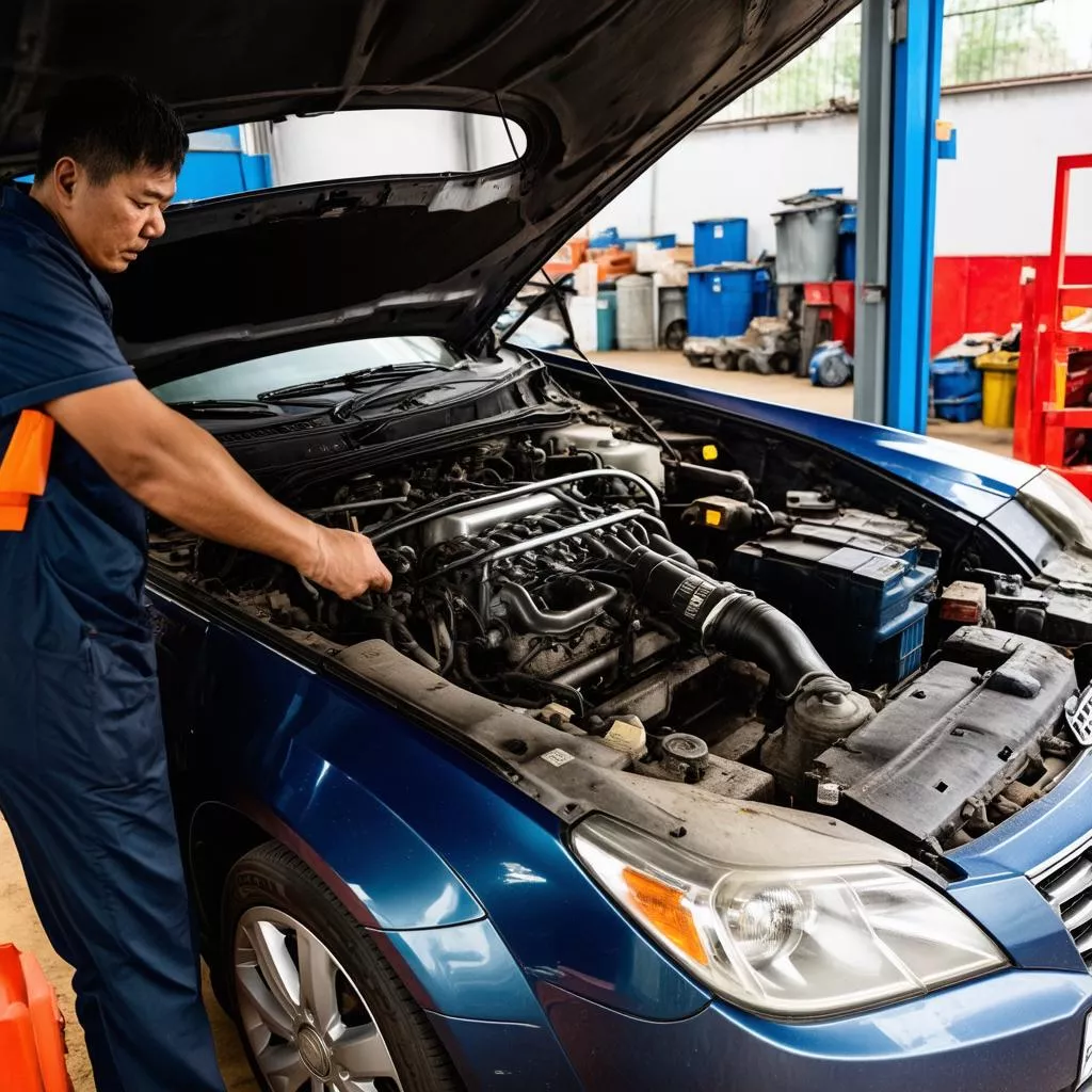 Kiểm tra xe ô tô cũ Cần Thơ