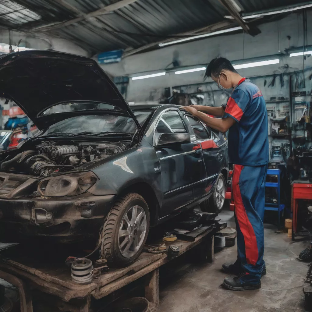 Used car inspection in Ho Chi Minh City