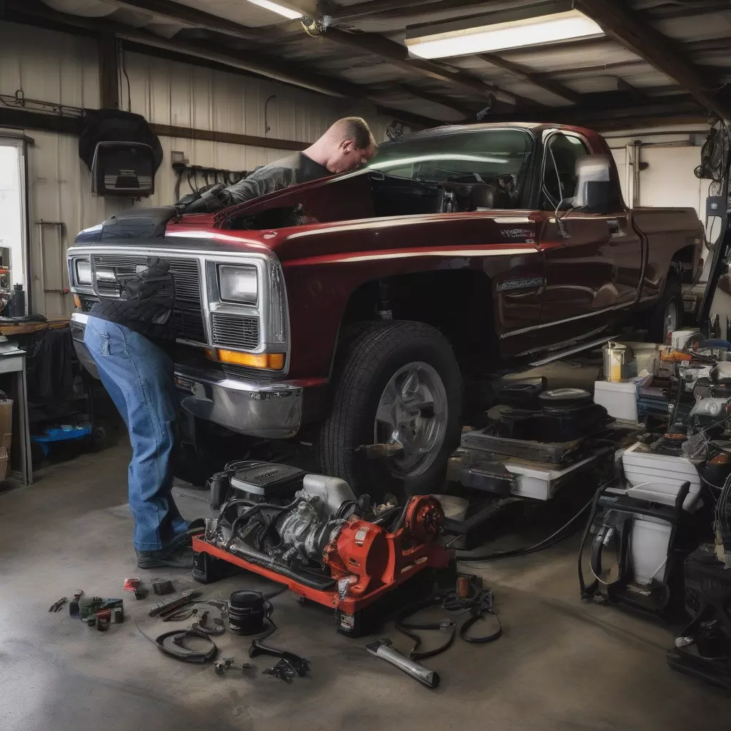 Kiểm tra xe tải cũ