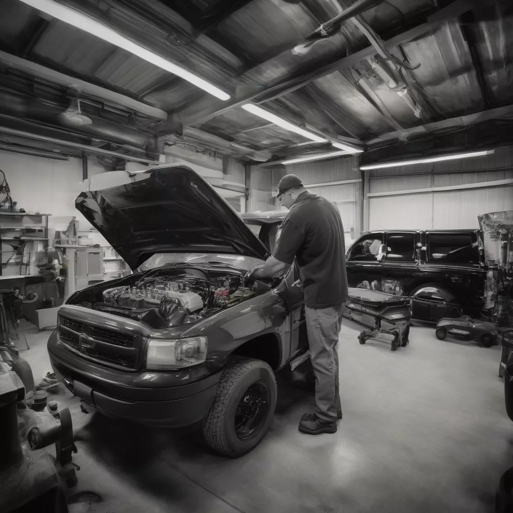 Used truck inspection