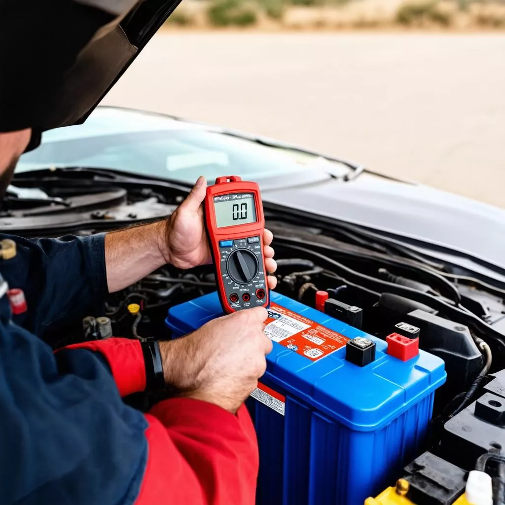 Kiểm tra ắc quy ô tô