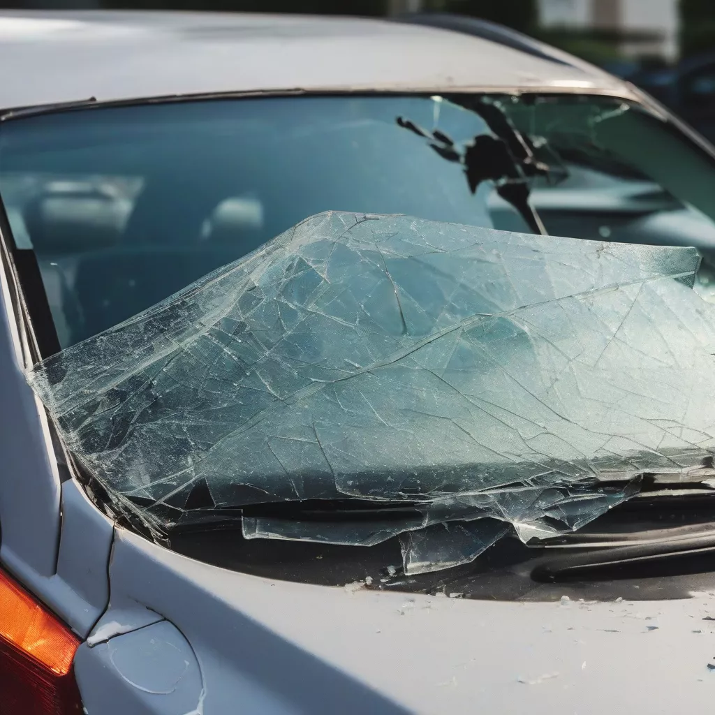 Laminated safety glass for trucks