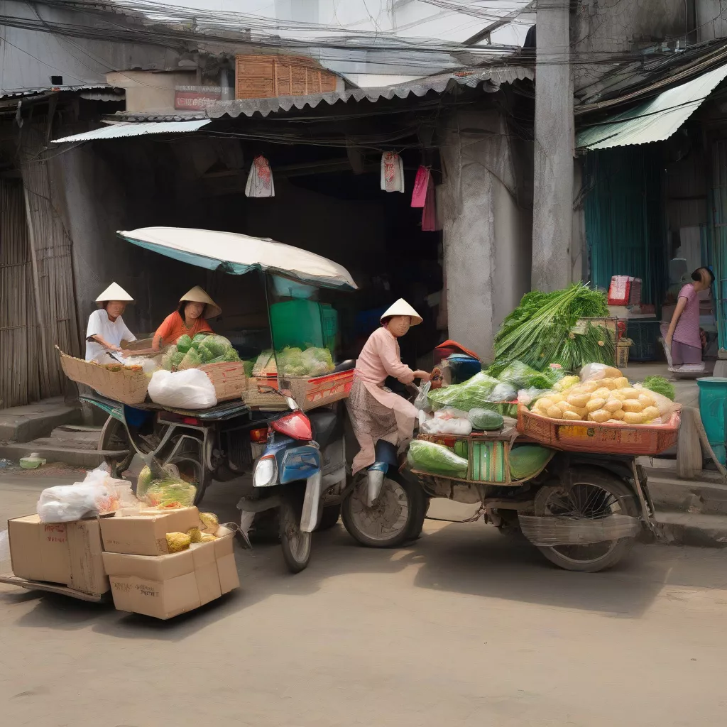 Commerce dans une maison en allée accessible aux camions