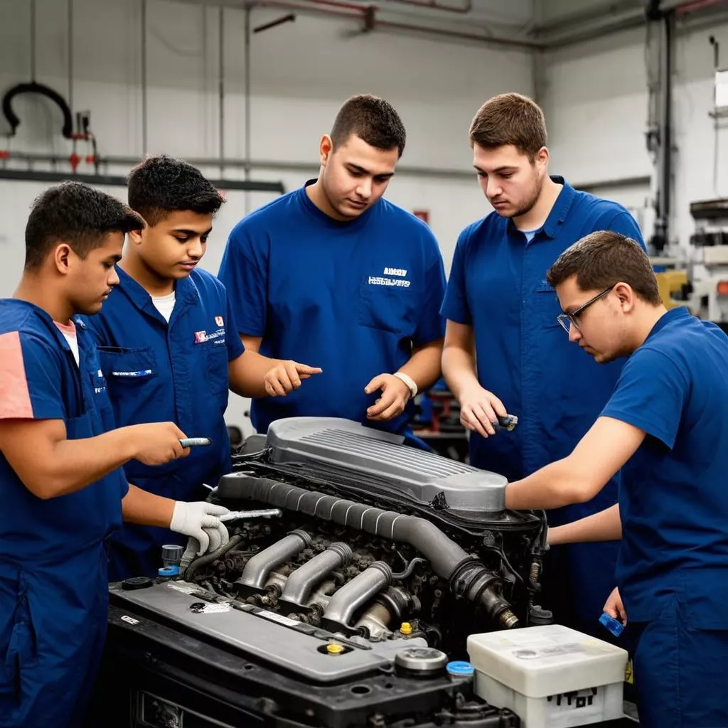 Kinh nghiệm học nghề sửa chữa ô tô