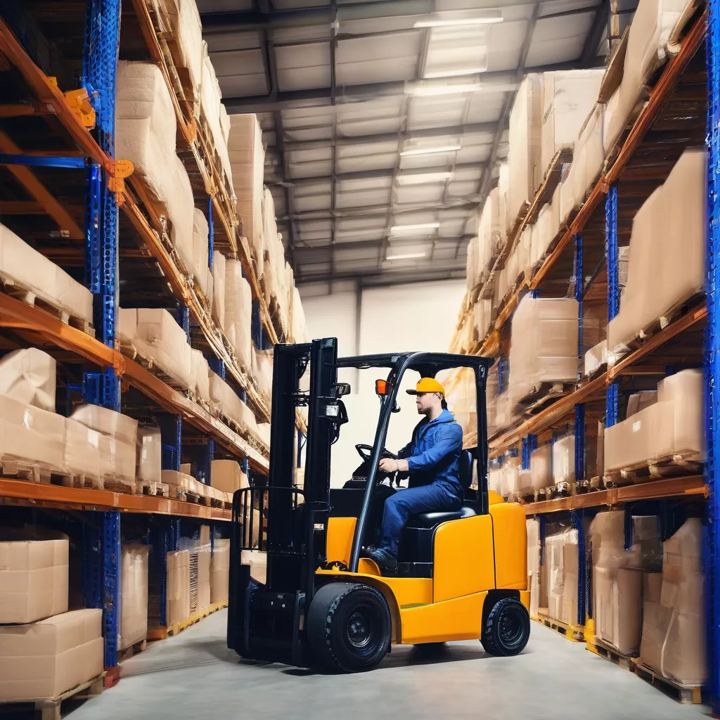 Kinh nghiệm lái xe nâng trong kho