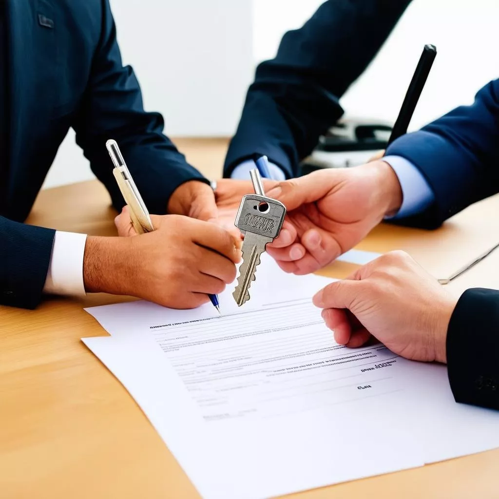 자동차 이전등록 계약 체결