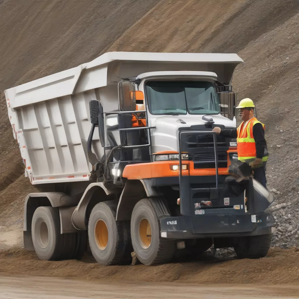 安全驾驶自卸车