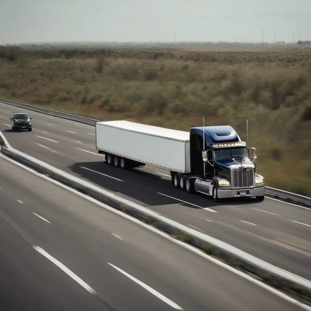 Motorista de camião trator profissional