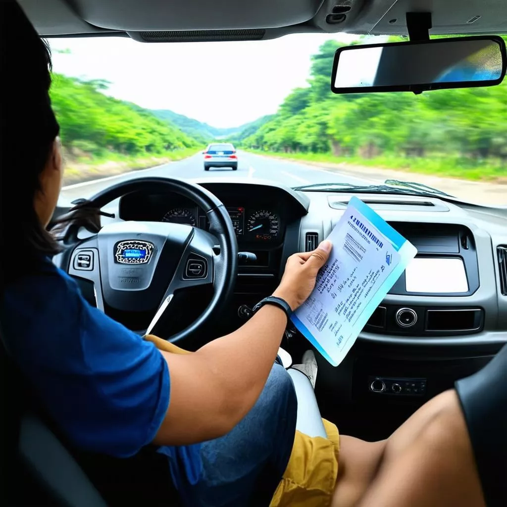 Driving with a B2 license