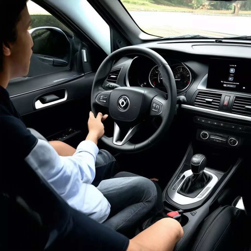 Driving a manual car safely