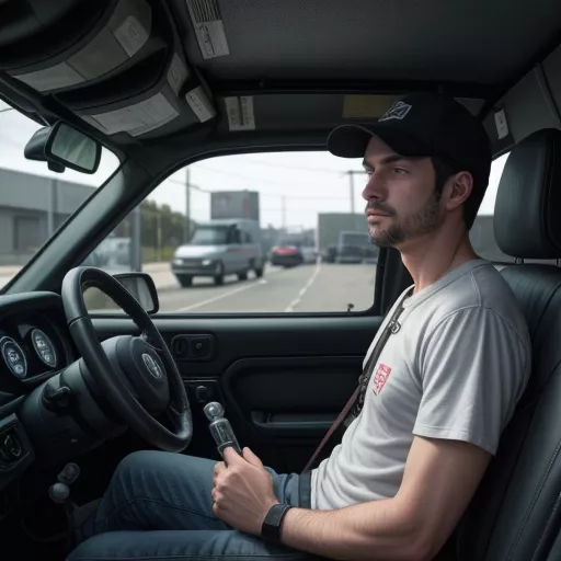 Conduite de camion en toute sécurité