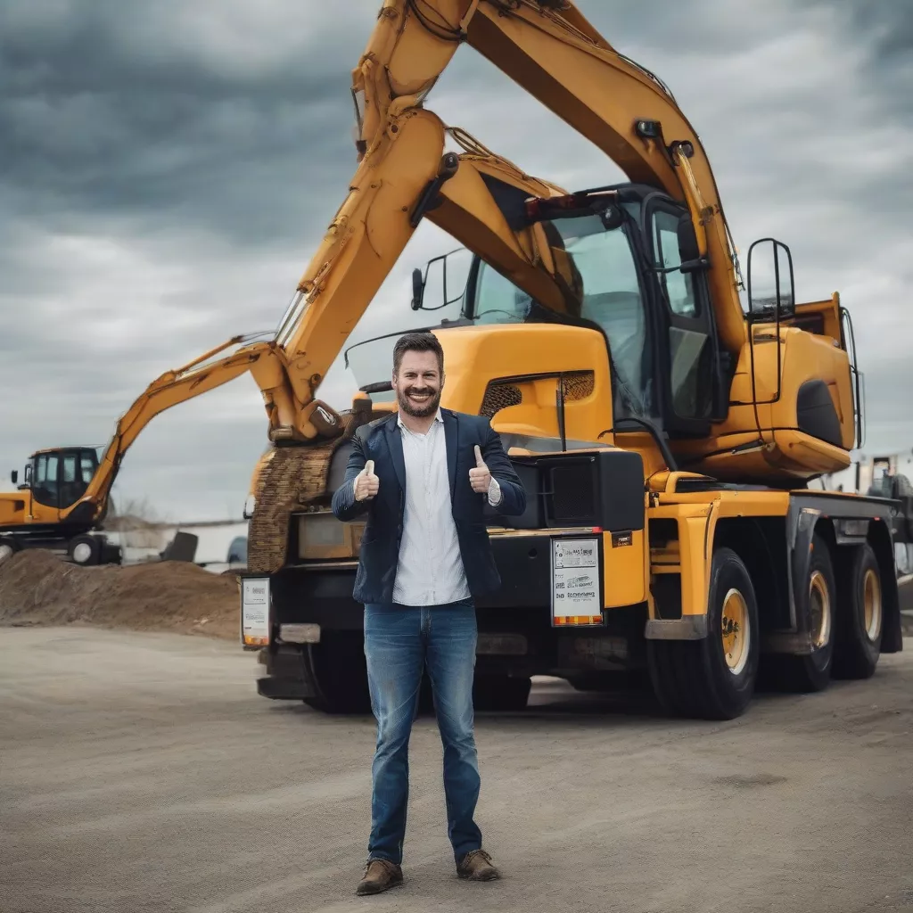 Excavator Transport Truck Driver