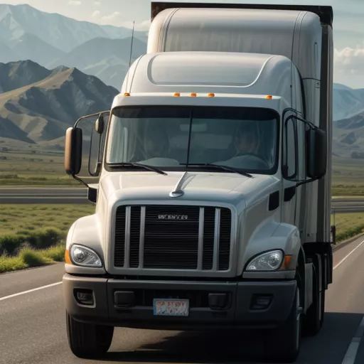 プロのトラック運転手