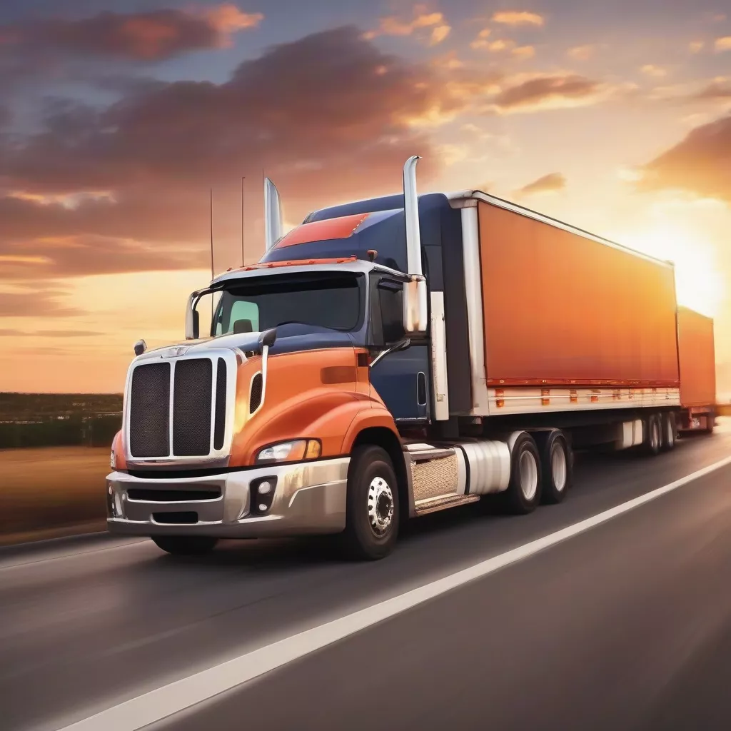 Professional truck driver