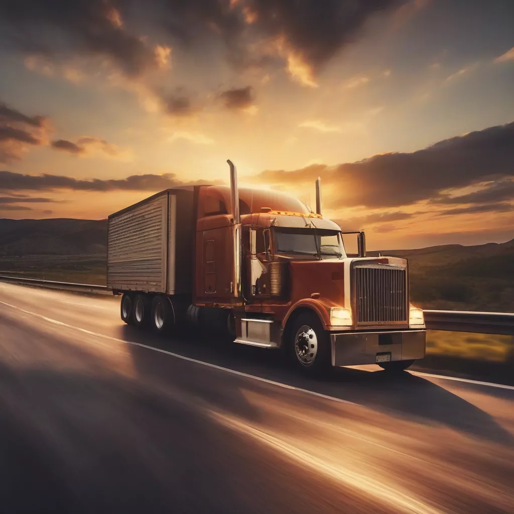 Professional truck driver