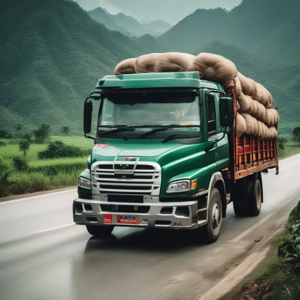 Lái xe tải chuyên nghiệp