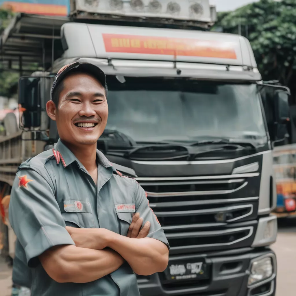 Professional truck driver