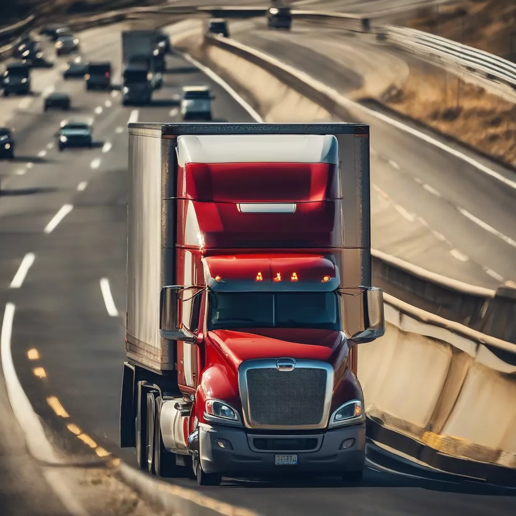 Professional truck driver