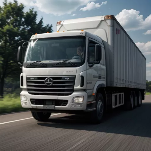 Tài xế lái xe Dongfeng