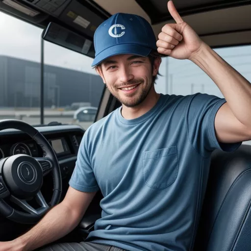 Chauffeur routier à Hanoi