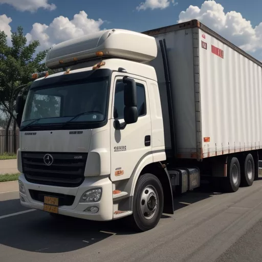 Motorista de camião da Hòa Phát a trabalhar