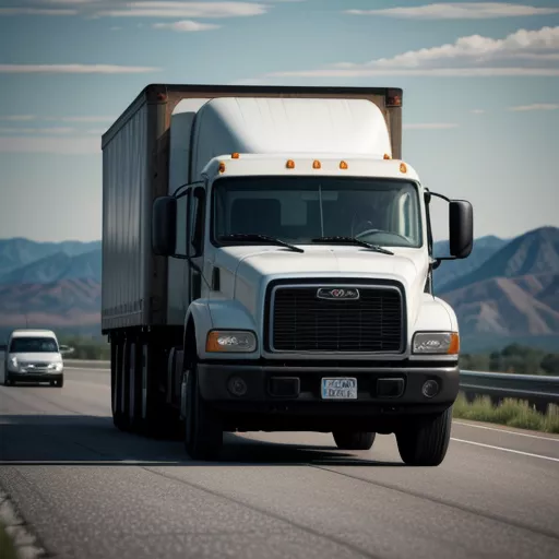 Driving a manual transmission truck