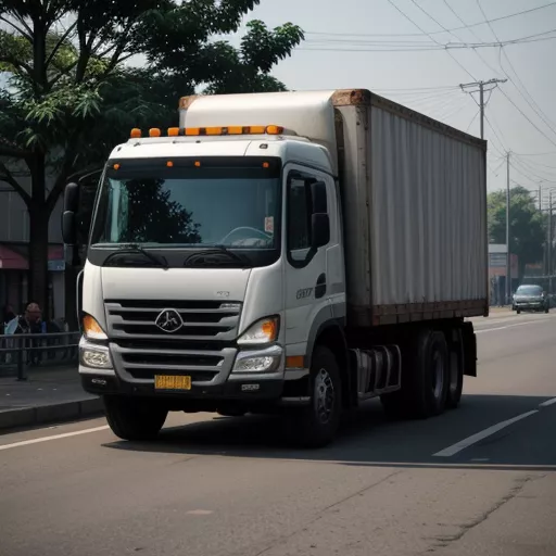 Lái xe tải tại Hà Nội