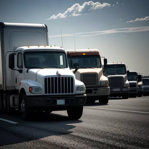 Lái xe tải trên đường cao tốc