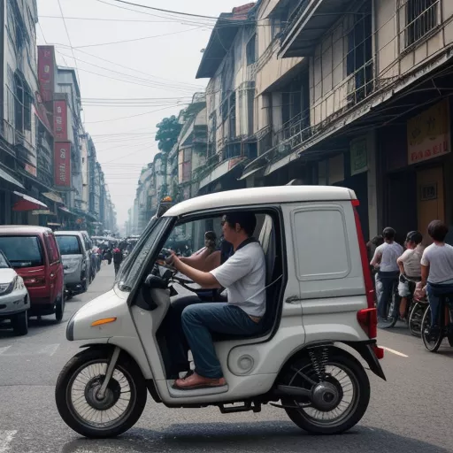 Driving a Kenbo Van in the City