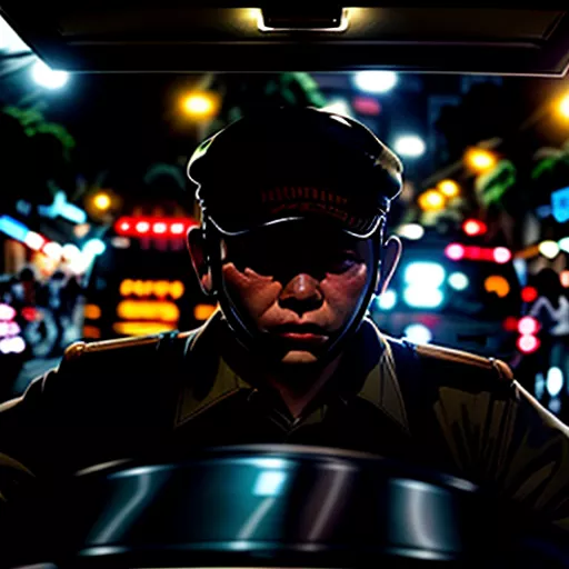 Truck driving during restricted hours in Hanoi