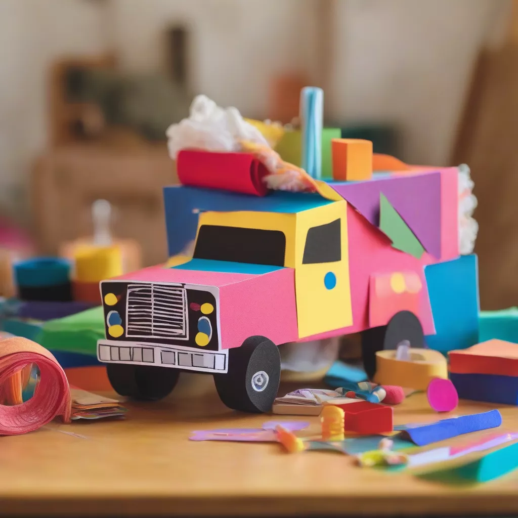 DIY Foam Trucks: Fun & Educational Craft for All Ages