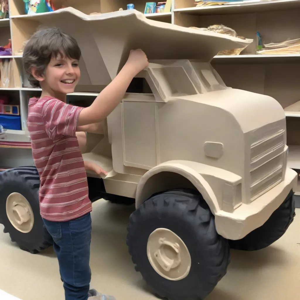 Foam truck model - Dump truck example