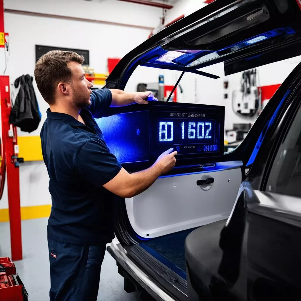 Installing a LED License Plate