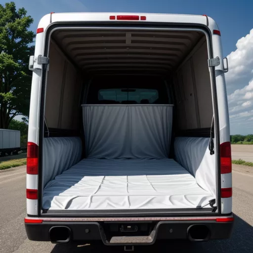 Installazione di un telone per camion