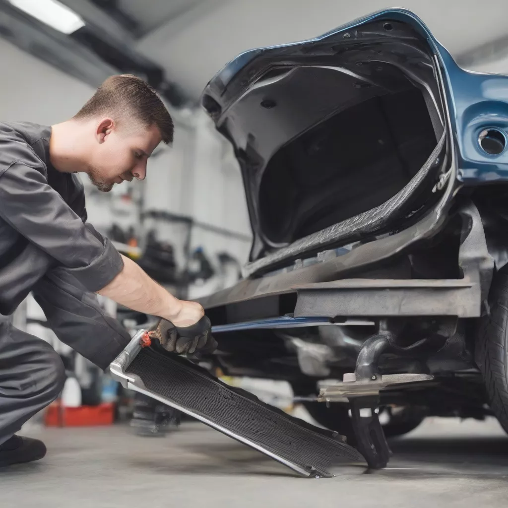 Truck side step installation