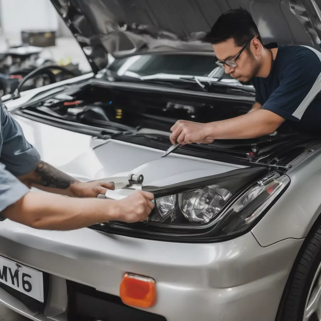 Lắp đặt bọc inox biển số ô tô