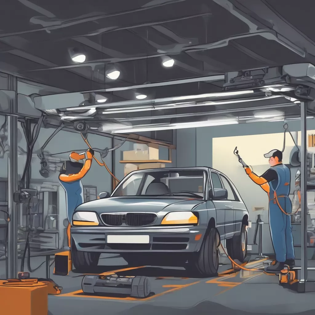 Lắp đặt bóng đèn led ô tô H4