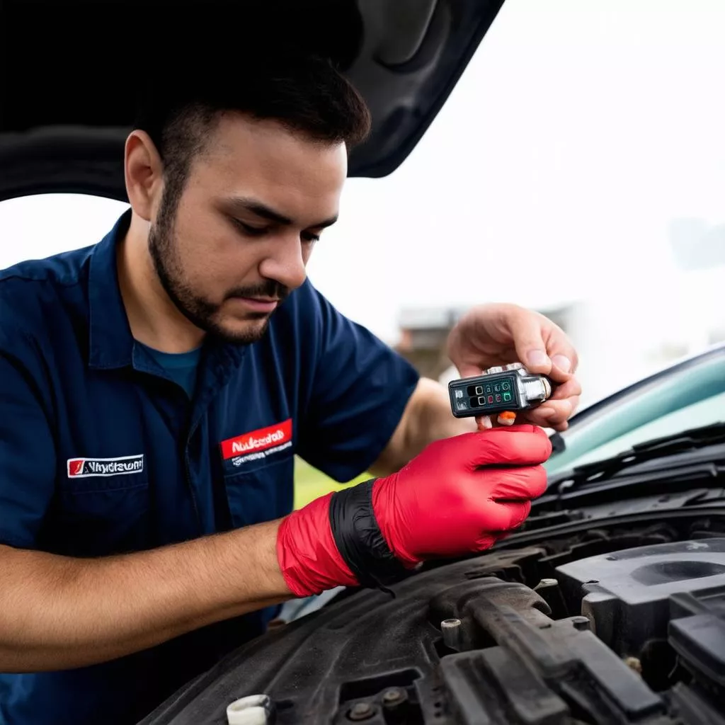 Car sensor installation