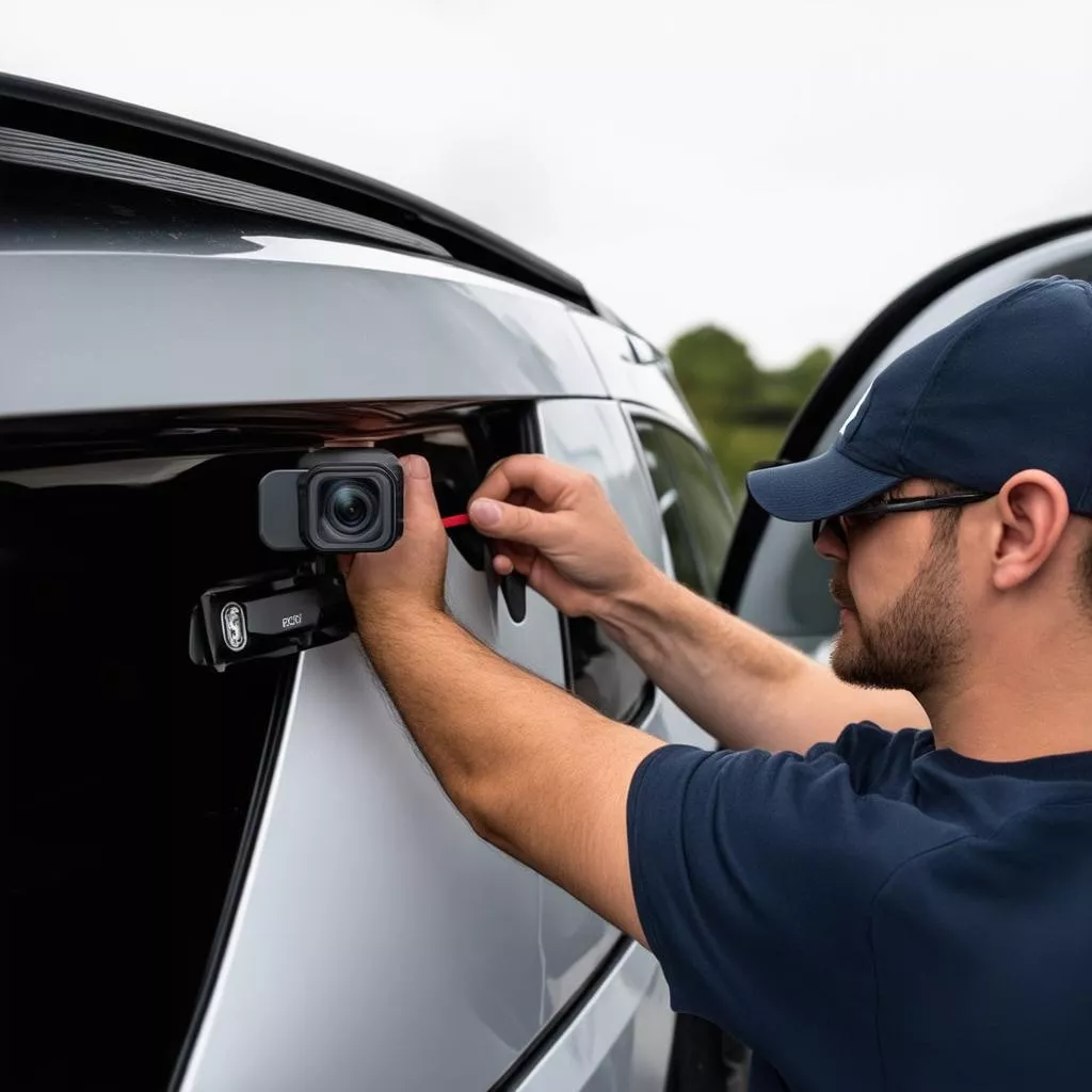 Lắp đặt camera 360 ô tô