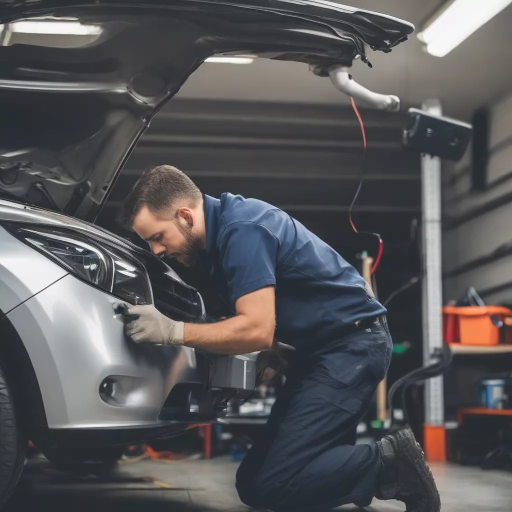 Pemasangan Kamera Samping Truk di Hanoi