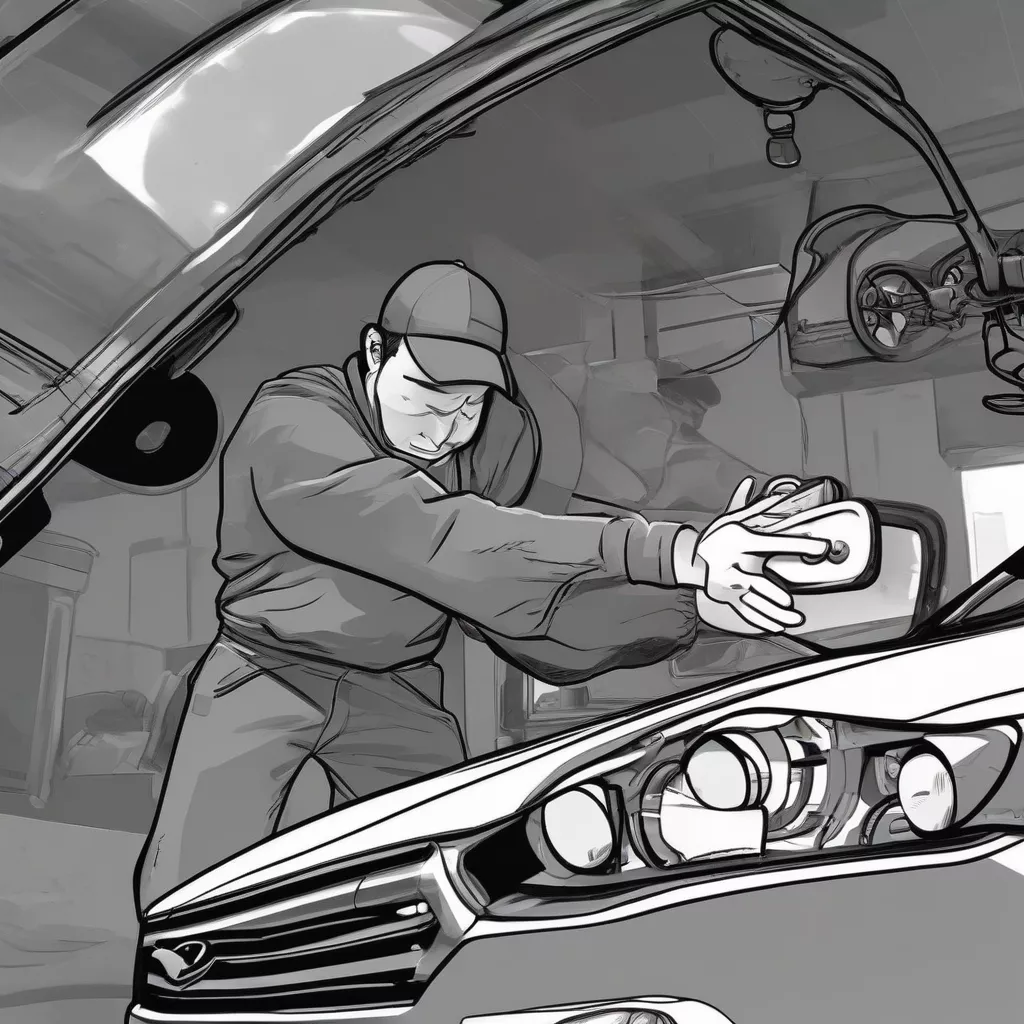 Lắp đặt chống bẻ gương ô tô