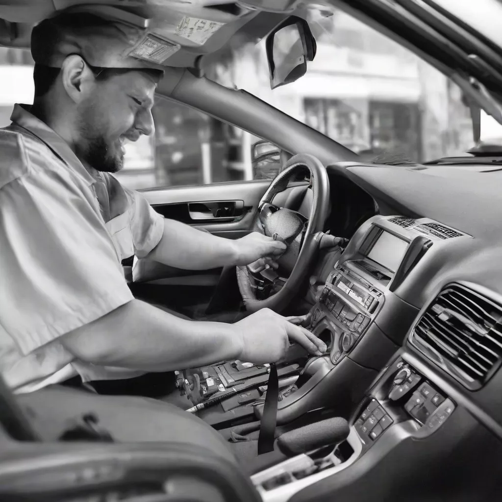 हनोई में कार DVD प्लेयर की स्थापना