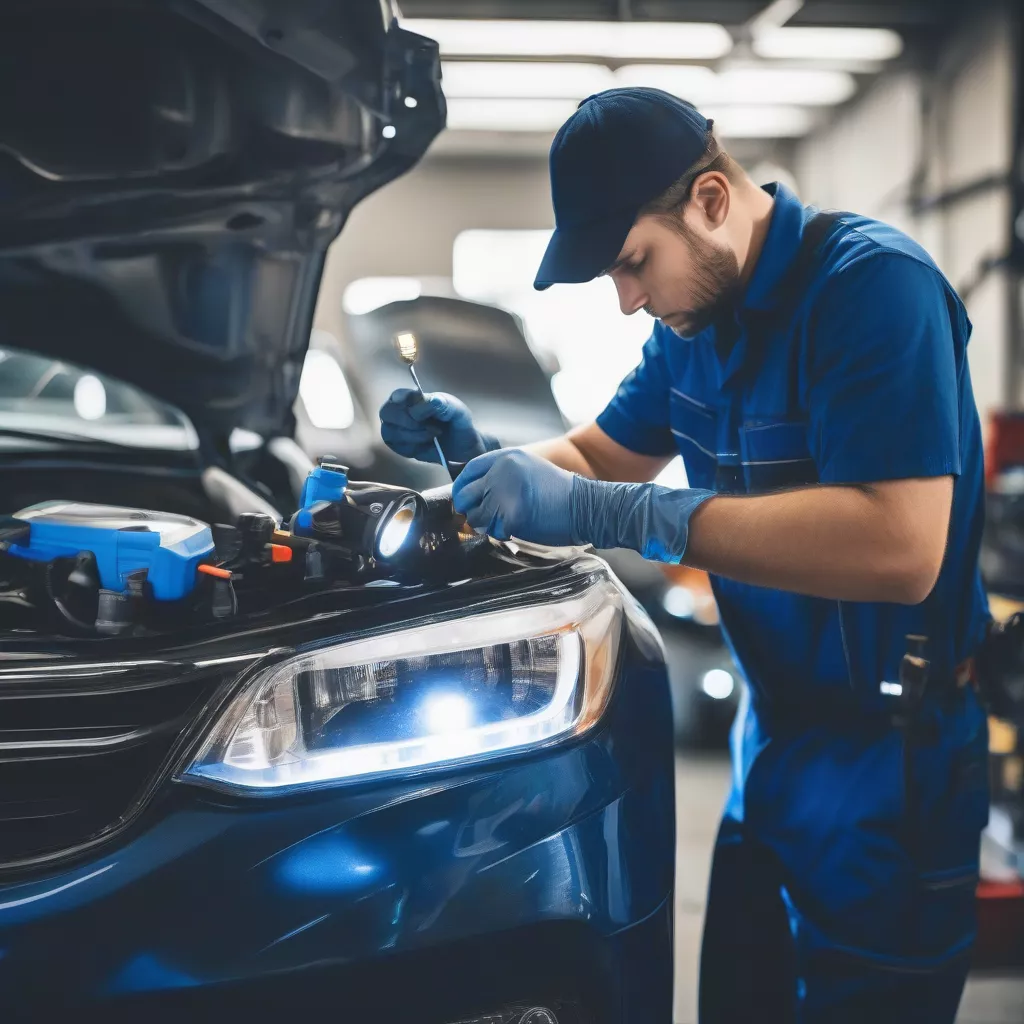 LEDヘッドライトH4の取り付け