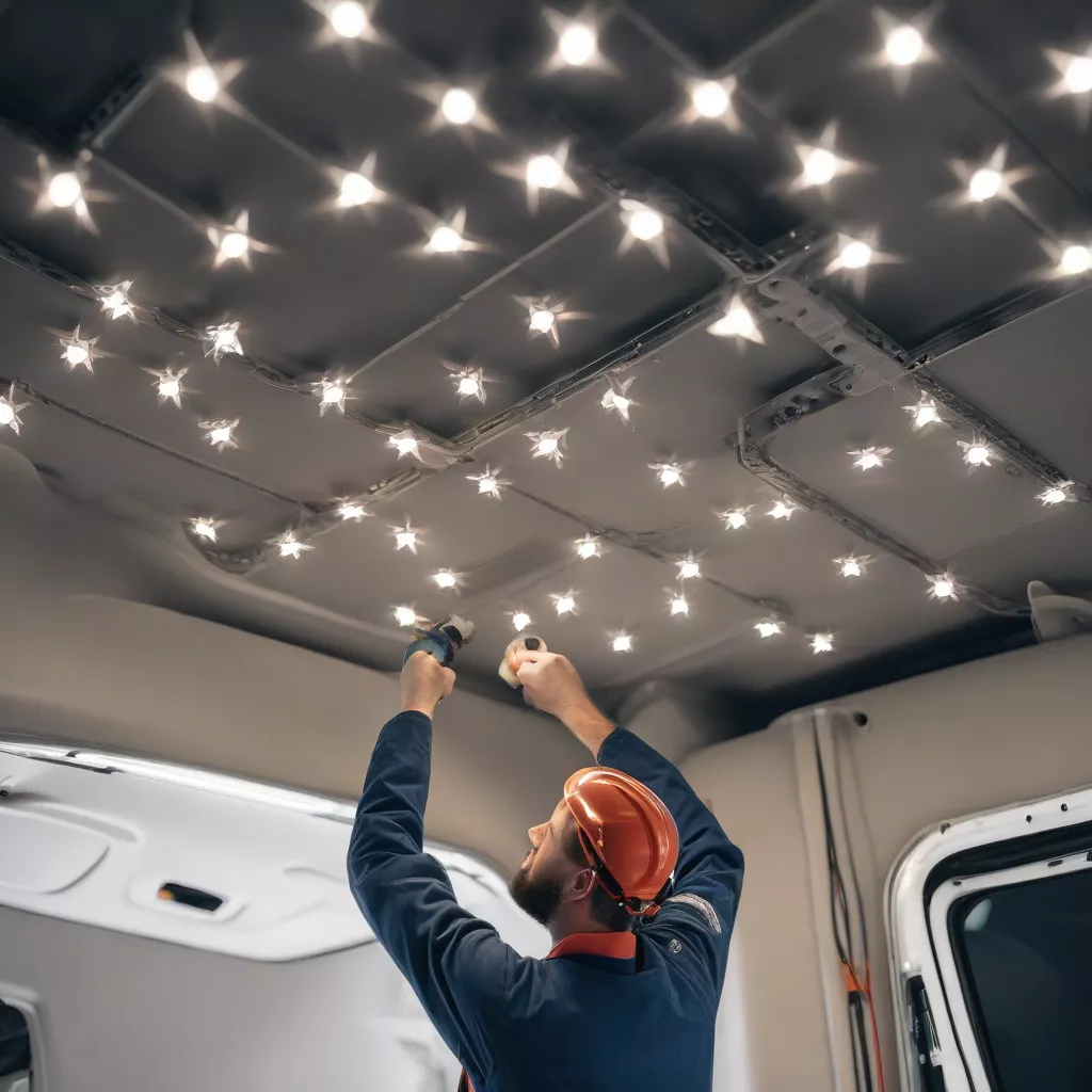 Installation eines LED-Sternenhimmels