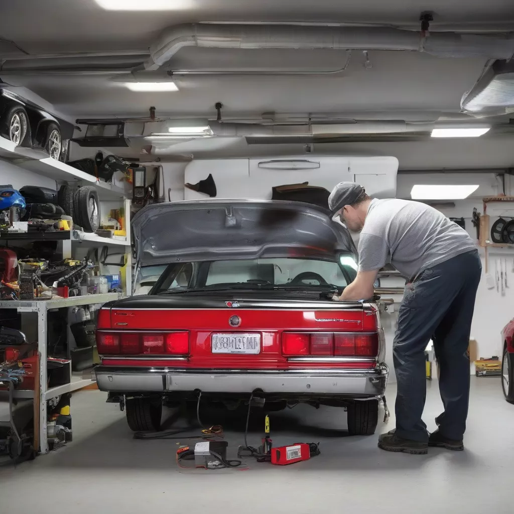 Installation von Rückfahrscheinwerfern
