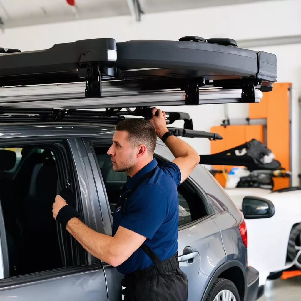 Lắp Đặt Giá Nóc Chở Hàng Xe Ô Tô