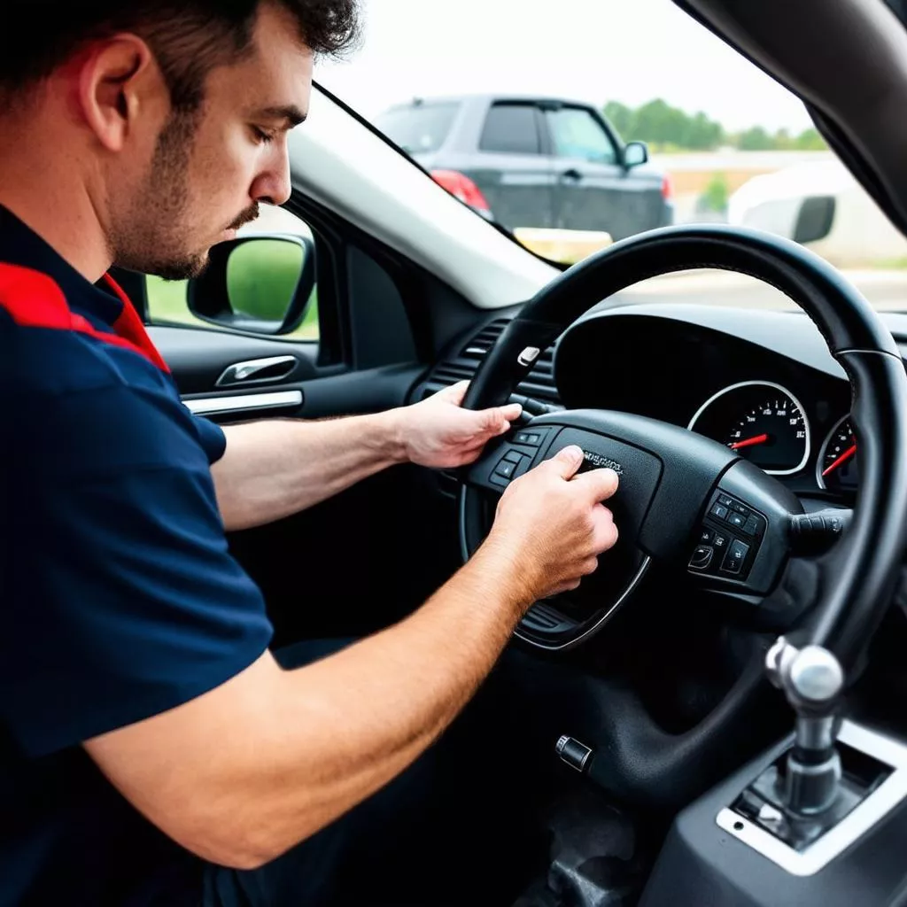 Car GPS Installation