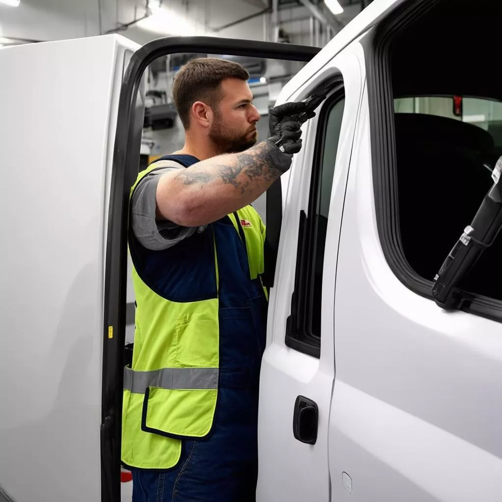 Lắp đặt gương cầu ô tô tại Hà Nội