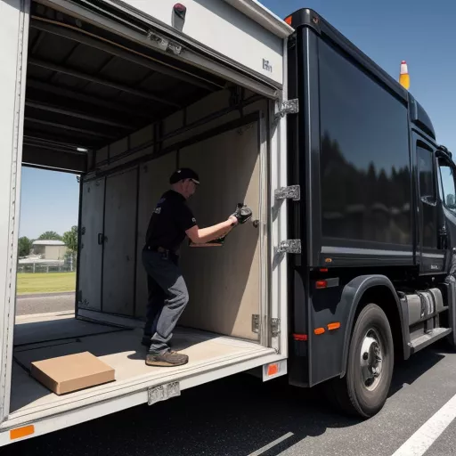 ट्रक में ब्लैक बॉक्स इंस्टॉलेशन